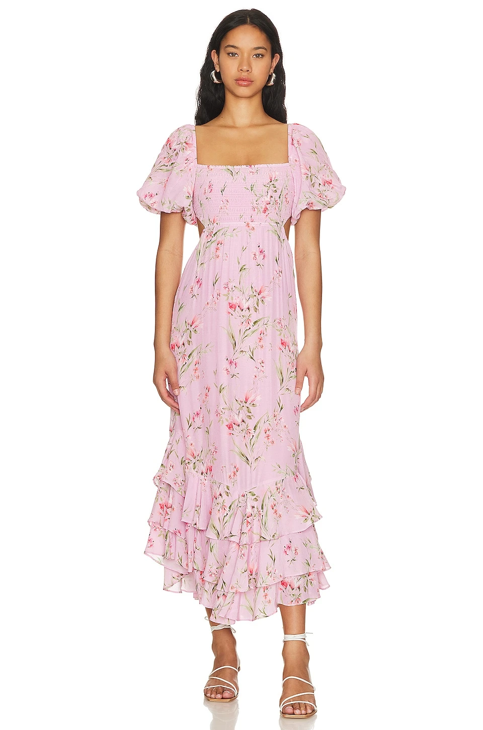 ROBE MI-LONGUE DORINDA Heartwood Pink 3 ROBE MI-LONGUE DORINDA Heartwood Pink