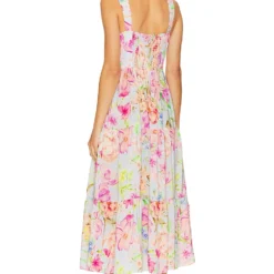 ROBE MAXI CORSET MONIQUE Shining Light Blue 9 ROBE MAXI CORSET MONIQUE Shining Light Blue -Pas Cher Tendricia Magasin YUMI WD580 V3