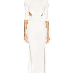 ROBE DE SOIRÉE LA REINE NOIRE White