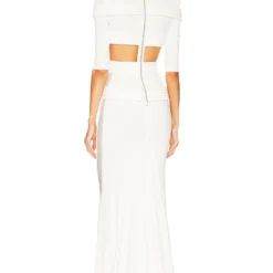 ROBE DE SOIRÉE LA REINE NOIRE White -Pas Cher Tendricia Magasin ZHIR WD221 V3