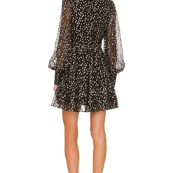 Zimmermann ROBE LUREX WRAP MINI Black -Pas Cher Tendricia Magasin ZIMM WD299 V3