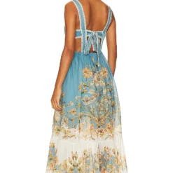 Zimmermann ROBE MI-LONGUE CHINTZ Blue Daisy Floral 7 Zimmermann ROBE MI-LONGUE CHINTZ Blue Daisy Floral -Pas Cher Tendricia Magasin ZIMM WD415 V3